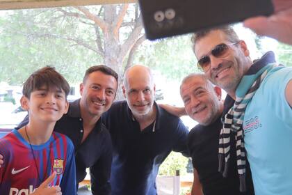 En esta visita Rodríguez Larreta se reunió con Juez y De Loredo.