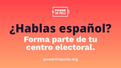En Estados Unidos buscan trabajadores electorales que hablen en español para realizar tareas durante los comicios presidenciales