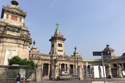 En este cementerio de Milán, Evita estuvo sepultada durante años bajo otro nombre