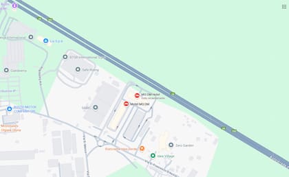 En este mapa, se aprecia la cercanía entre los dos hoteles, cuyos nombres son casi idénticos