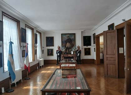 En este sector funcionaban el comedor principal, el salón de recepción y la sala de fumar