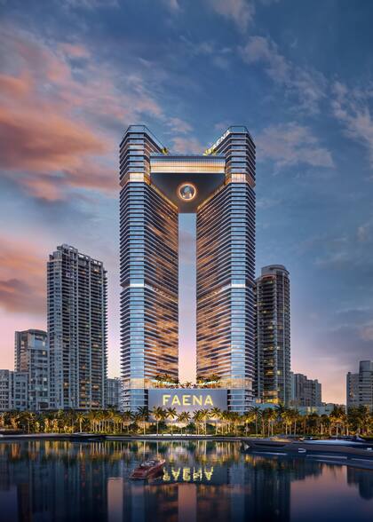 En Faena Residences Miami Beach el precio promedio ronda los US$17.000 por metro cuadrado
