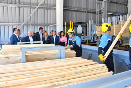 En febrero pasado, la empresa empezó a exportar, utilizando el puerto de Posadas, Misiones, a casi 100 kilómetros de Virasoro, con un primer embarque de medio centenar de contenedores. Fotos Dirección de Información Pública