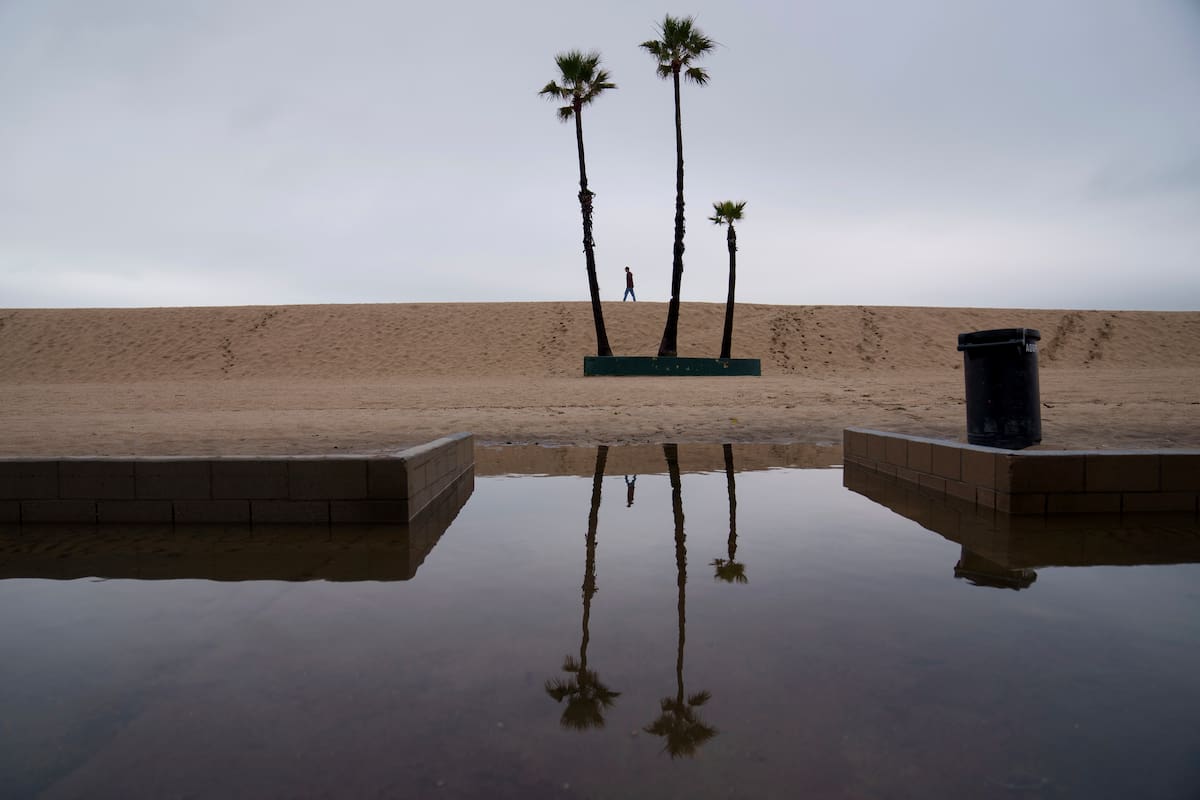 En febrero pasado ya hubo inundaciones en Seal Beach, California (AP foto/Eric Thayer)