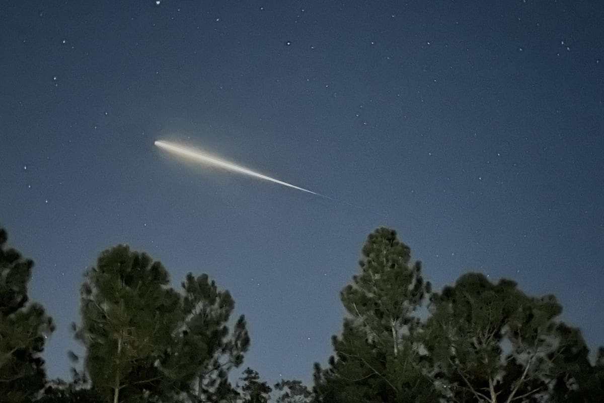 En Florida también se han reportado bolas de fuego en el cielo; la de la costa este de EE.UU. tiene una explicación