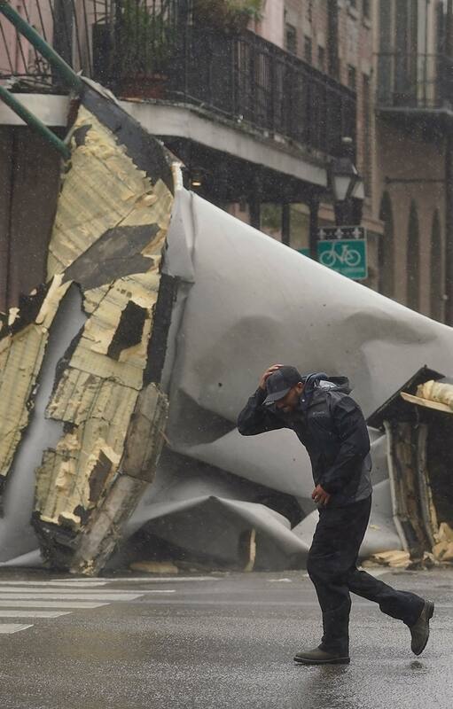 En fotos: a 16 años de Katrina otro huracán arrasó con Luisiana y Mississippi