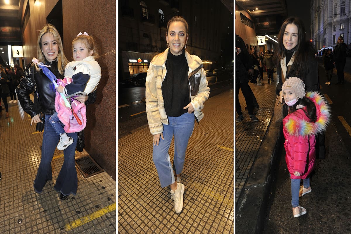 En fotos: a pesar del frío y la lluvia, los famosos no quisieron perderse Disney On Ice