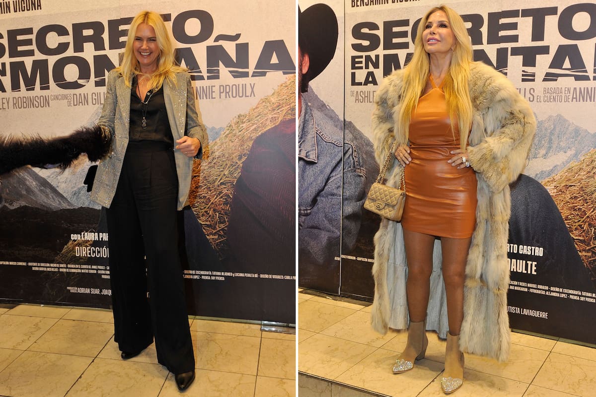 En fotos: de Graciela Alfano a Valeria Mazza, los famosos no quisieron perderse Secreto en la montaña