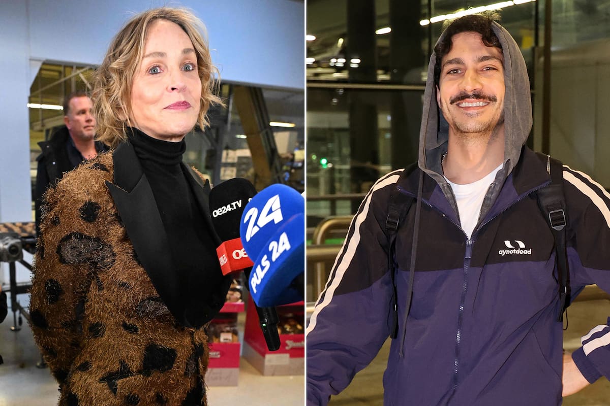 En fotos: de la felicidad del Chino Darín por el nacimiento de su hijo al curioso “traje felpudo” de Sharon Stone