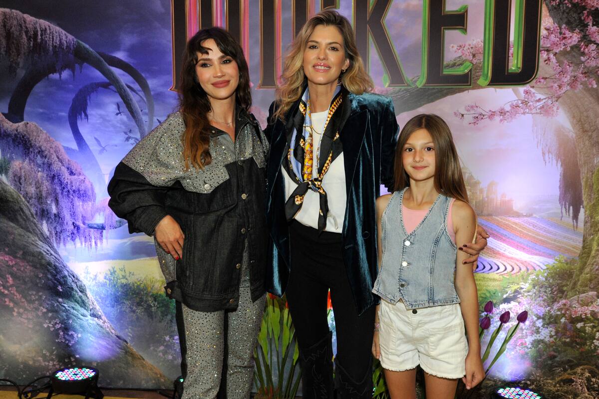 En fotos: de la sonrisa eterna de Celeste Cid a la salida familiar de María Susini en la avant premier de Wicked