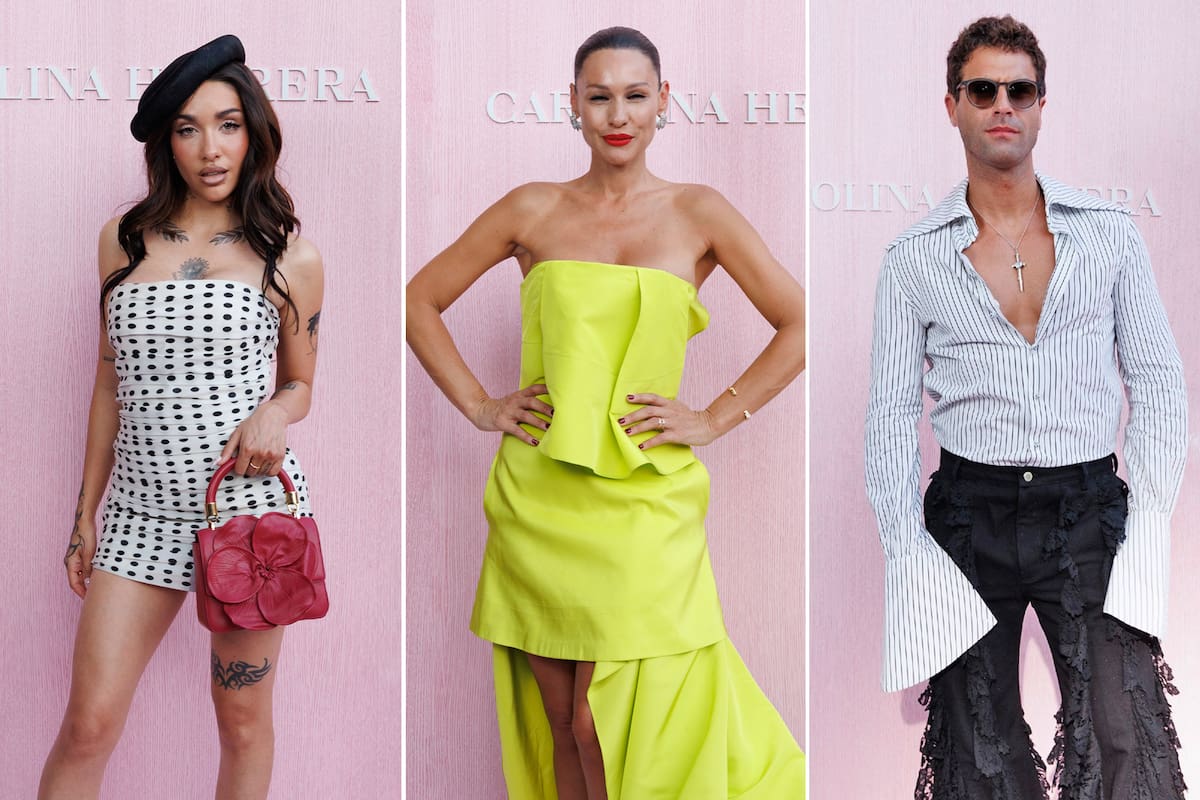 En fotos: de los looks de Pampita y María Becerra en Madrid al homenaje de Juana Viale a Chile