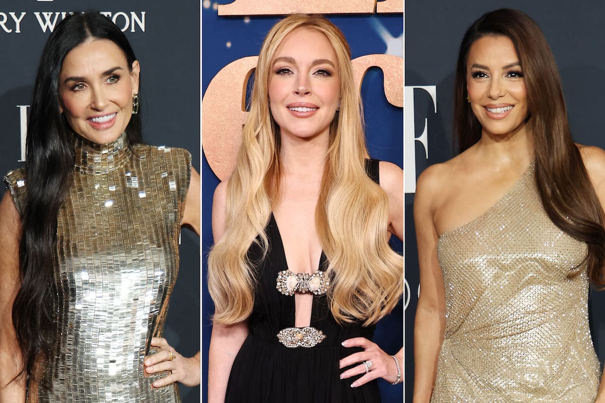 En fotos: del glamour de Eva Longoria y Demi Moore a la felicidad de Lindsay Lohan en su triunfal regreso