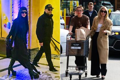 En fotos: del look gótico de Lady Gaga a la salida de Angelina Jolie al supermercado y el paseo de Kevin Costner en un bicitaxi