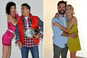 En fotos: del look ochentoso de Nito Artaza y Cecilia Milone al reencuentro teatral de dos Casi Ángeles