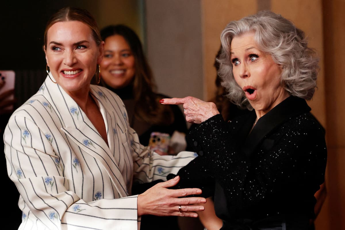 En fotos: del show de gestos de Jane Fonda con Kate Winslet a la extraña reaparición de Kate Beckinsale