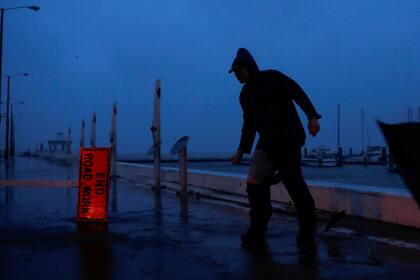 En fotos: el paso del huracán Harvey por la costa de Texas