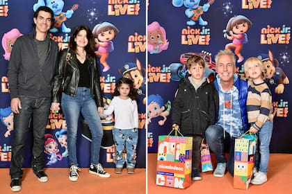 En fotos: Los famosos y sus hijos disfrutaron de un show con los personajes más queridos de Nick Jr.
