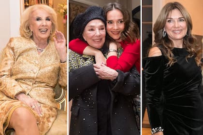 En fotos: Mirtha Legrand, Natalia Oreiro y Graciela Borges, en el lanzamiento del Círculo de Amigos de la Academia de Cine