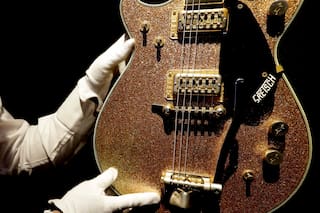 En fotos: la millonaria subasta de las guitarras del exlíder de Pink Floyd