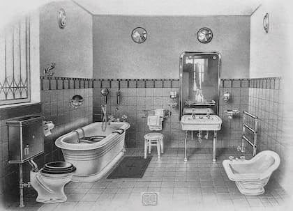 En Heinlein se vendían todos los sanitarios y demás novedades constructivas.