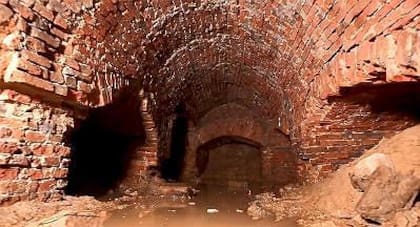 En invierno, el agua de la cisterna se congelaba y la utilizaban como heladera