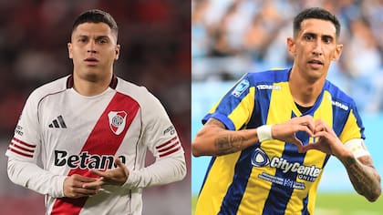 En Juan Fernando Quintero y Ángel Di María, los jugadores más creativos de River y Rosario Central, están depositadas las esperanzas de sus equipos