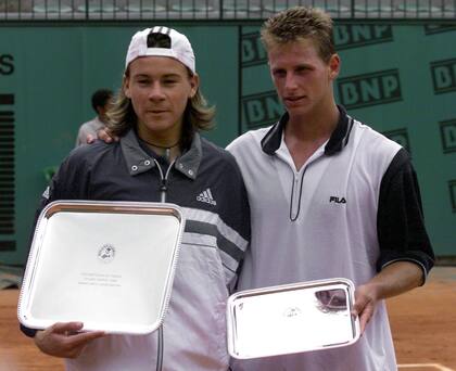 En junio de 1999, Coria le ganó a Nalbandian el Roland Garros junior
