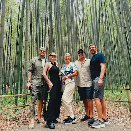 En junio Icardi y Suárez viajaron a Japón con la familia de ella (Foto: Instagram @mauroicardi)