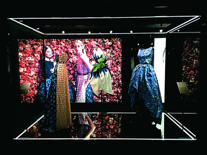 En la apertura de la muestra Espirit Dior que diseñó mi novio