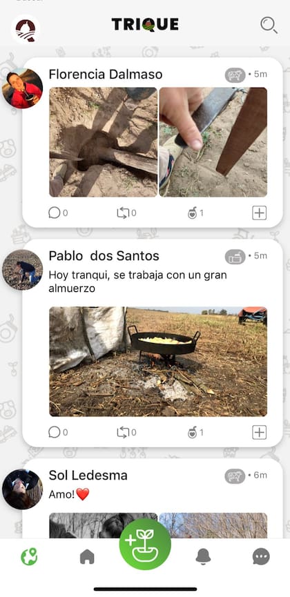 En la aplicación los usuarios compartir una experiencia, pedir o recibir ayuda, consultar algún tema que está teniendo en algún momento determinado, prestar servicio o por ejemplo buscar trabajo.