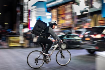 En la Argentina, hay más de 20.000 repartidores en apps de delivery.