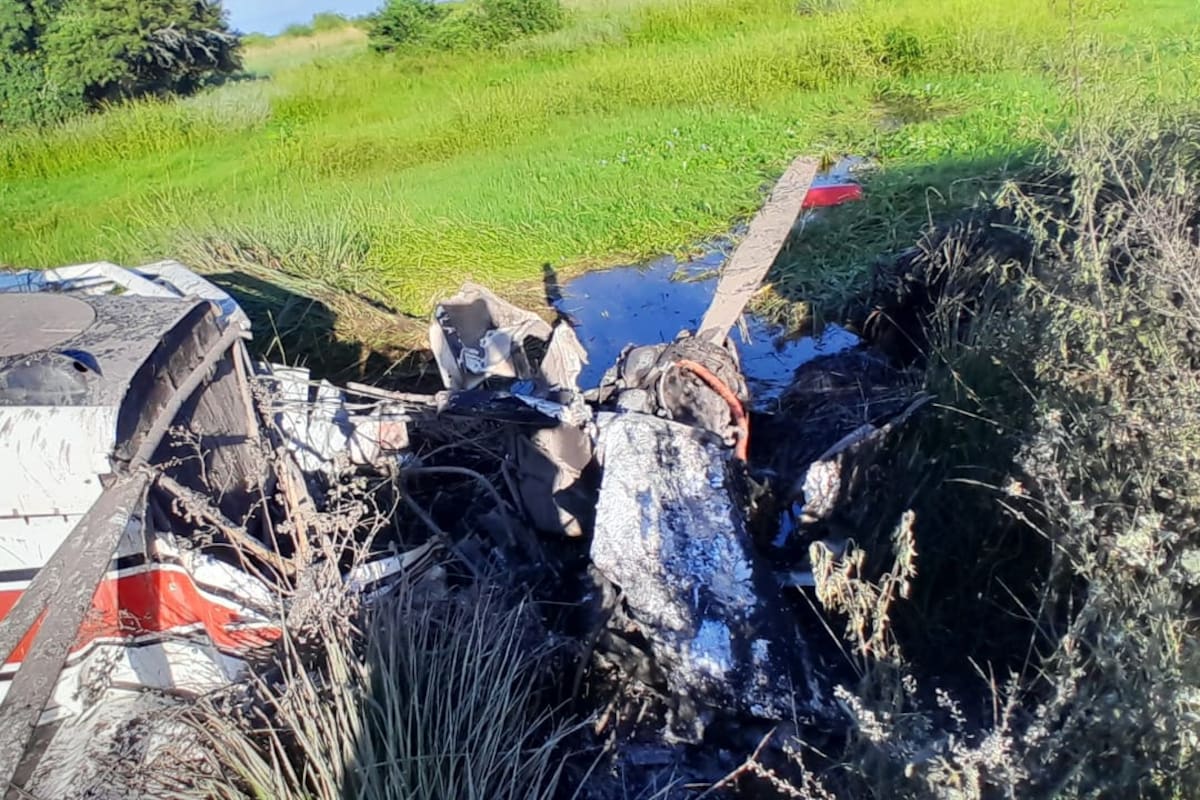 En la avioneta viajaba un hombre de 57 años.