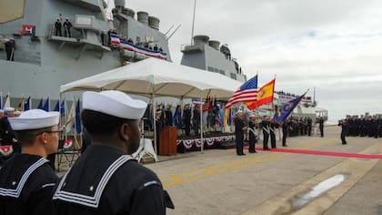 En la base naval de Rota hay espacios compartidos entre los militares españoles y los estadounidenses.