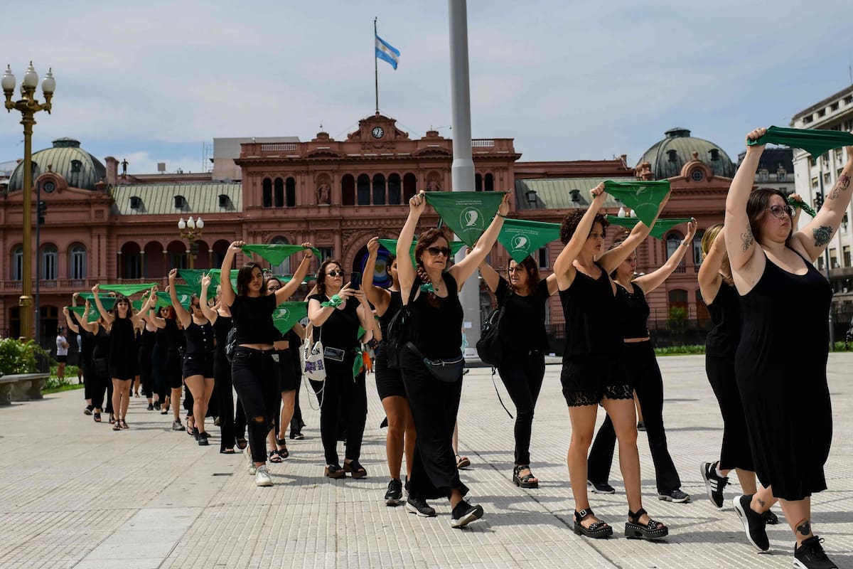 En la Capital, la marcha concluyó en la Plaza de Mayo