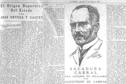 En la charla en la embajada de España, se recordaron algunos de los artículos más polémicos de José Ortega y Gasset en LA NACION
