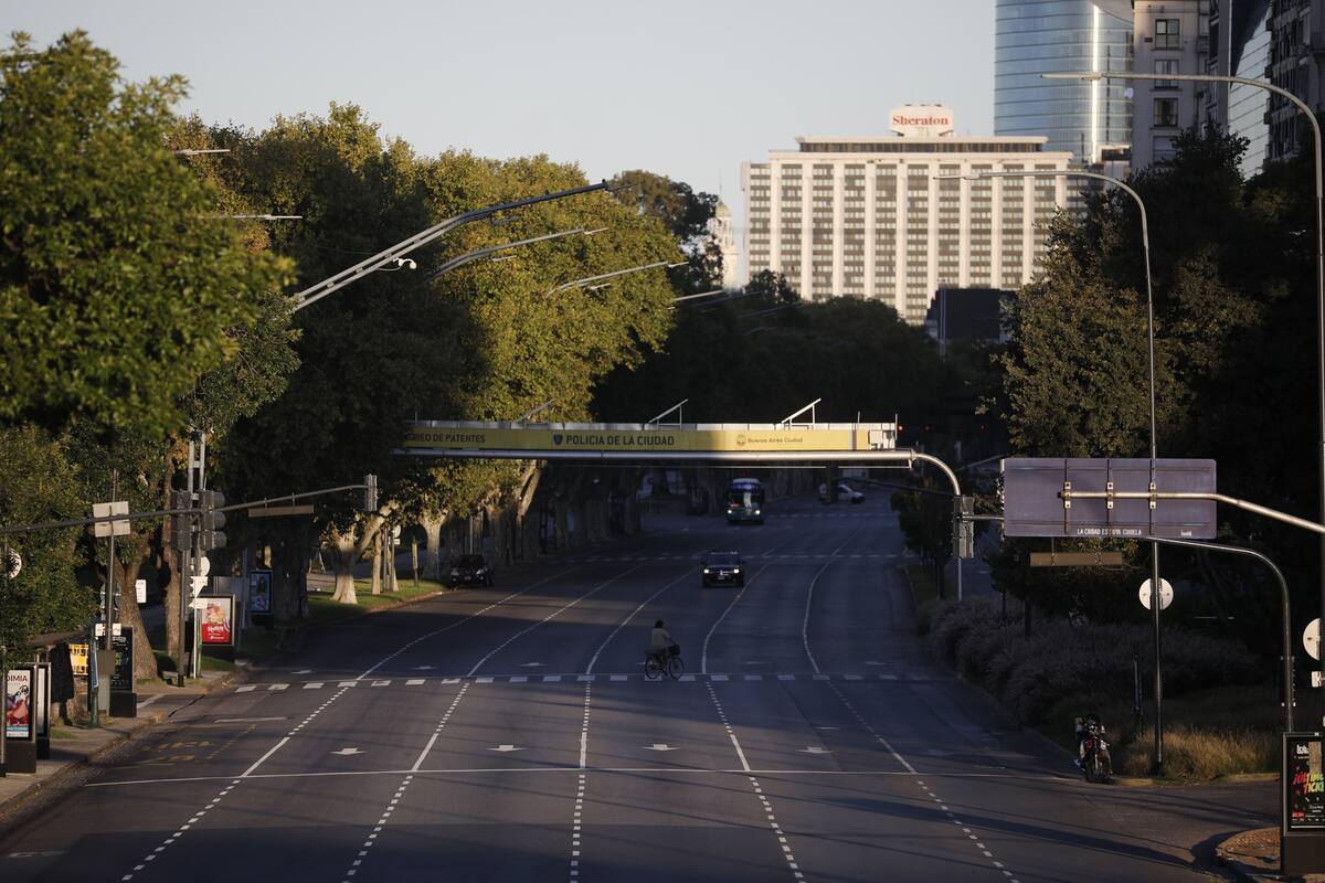 En la ciudad de Buenos Aires la movilidad se redujo casi 66% desde el inicio de la cuarentena