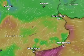 Tras el diluvio, se prevé que se registren fuertes vientos en el AMBA