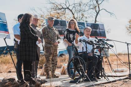 En la conferencia de prensa realizada en Eagle Pass, el gobernador de Texas anunció sus nuevas medidas en la lucha contra la crisis migratoria