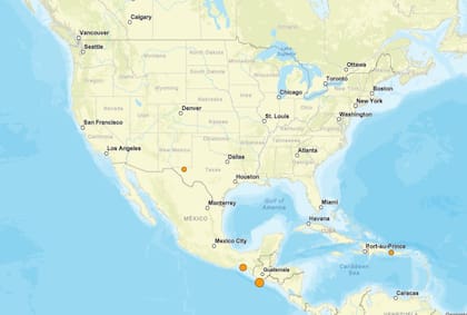 En la costa del Pacífico sur de Estados Unidos se localiza la Falla de San Andrés que ocasiona sismos frecuentes en la región