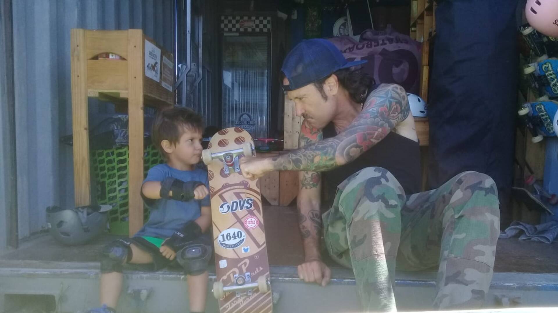 En la escuela de skate de Nordelta