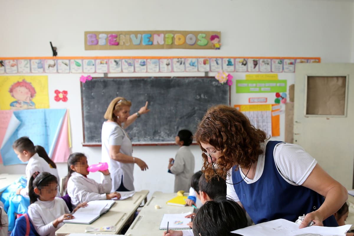 En la Escuela N°41 la actividad no se interrumpe