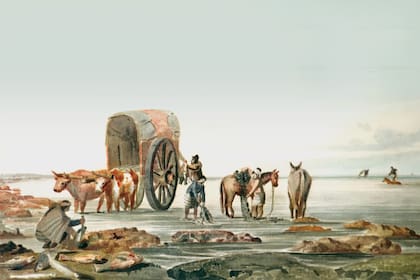 En la etapa colonial eran los aguateros y los aljibes lo que proveían de agua potable a los habitantes de Buenos Aires.