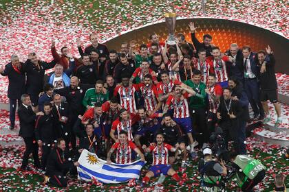 En la final de la Europa League: el Cholo Simeone se consagró otra vez campeón