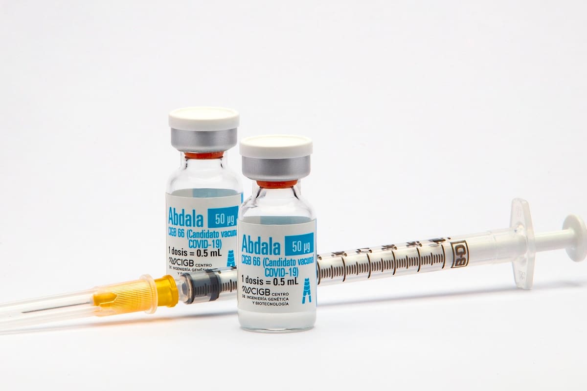En la foto, la vacuna Abdala, una de las cinco desarrolladas por Cuba contra el coronavirus