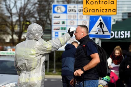En la frontera entre Alemania y Polonia controlan la temperatura