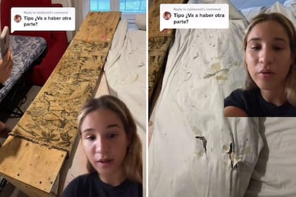 En la habitación se encontraron con sábanas destruidas y manchadas con sangre
