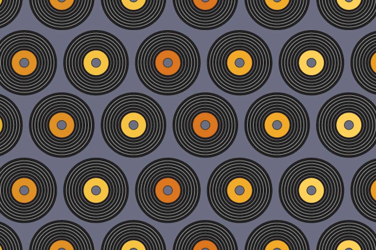 En la imagen del interior de esta nota cuatro vinilos están rotos y si prestás atención podrás encontrarlos con facilidad