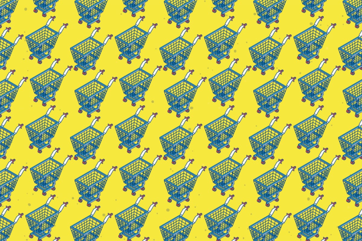 En la imagen del interior de la nota deberás buscar tres carritos de supermercado a los que le faltan algunas ruedas