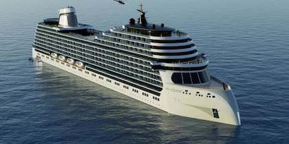 En la imagen, el crucero MV Narrative, que estará listo en los próximos años