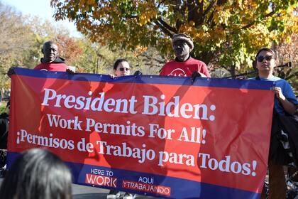 En la marcha del pasado 14 de noviembre los inmigrantes que viven en EE.UU. desde hace tiempo pidieron más oportunidades de trabajo